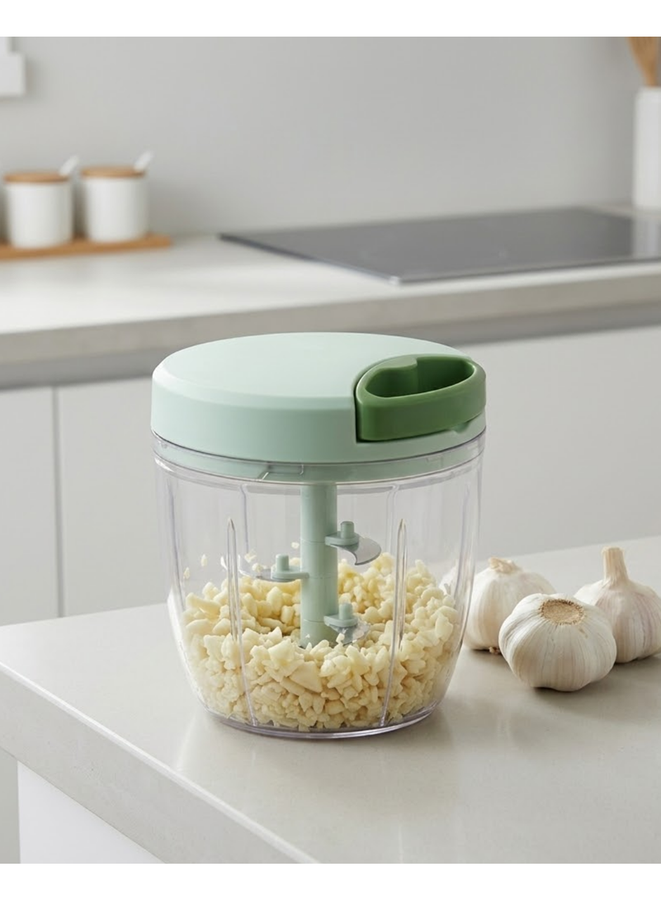 5 Bıçaklı Manuel Rondo İpli Sebze Doğrama Mutfak Aparatı