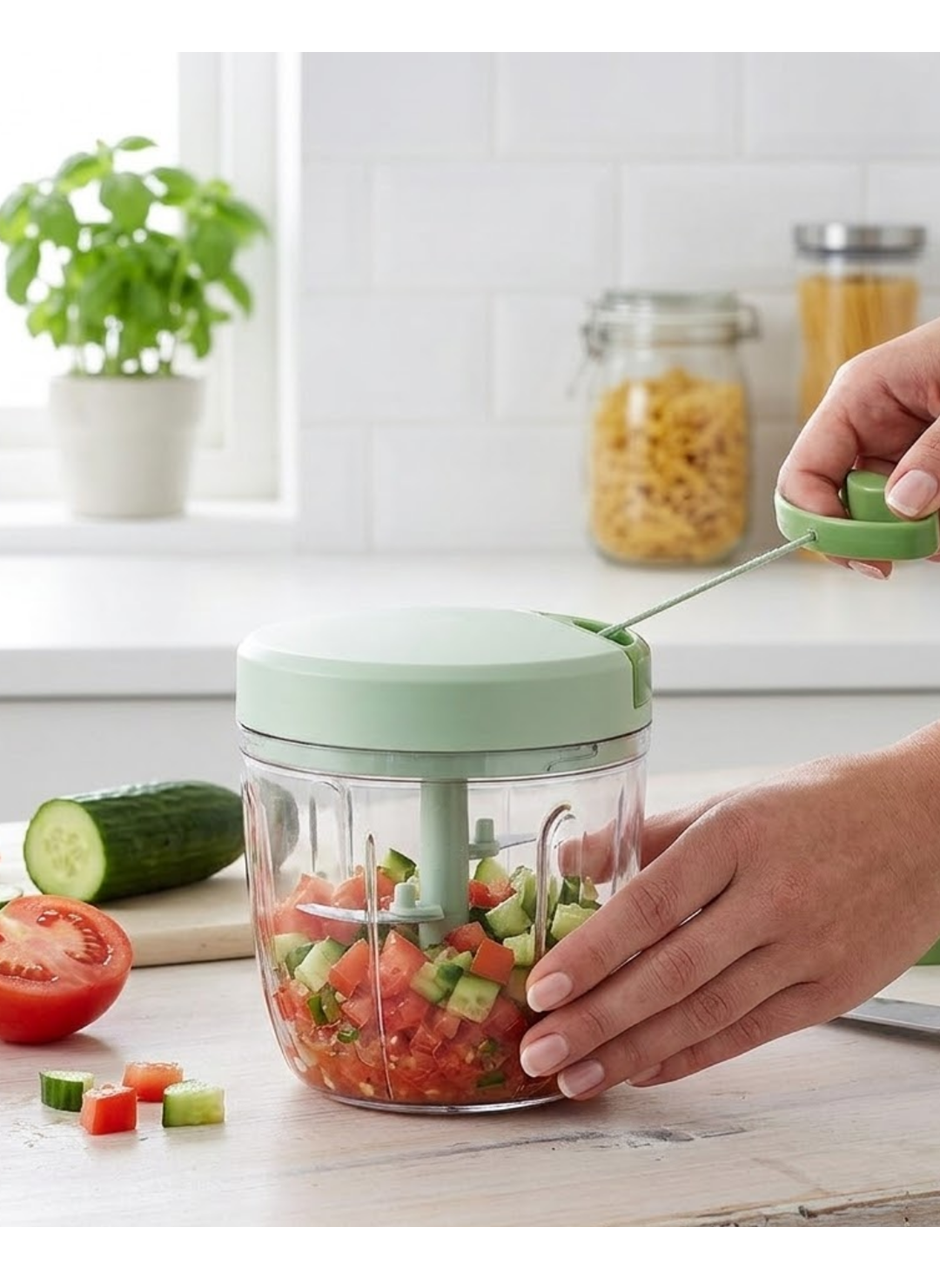 Çek Bırak Mekanizmalı Manuel Doğrayıcı Sebze ve Soğan Rondosu