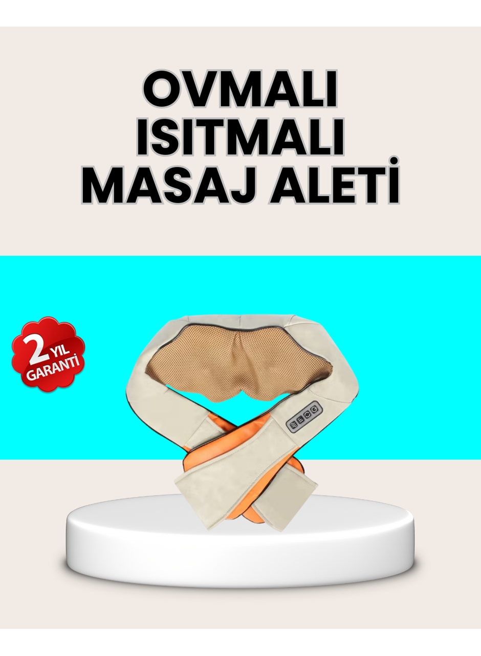 Ev Tipi Ovmalı Isıtmalı Boyun Omuz Bel Masaj Aleti Kolay Kullanım