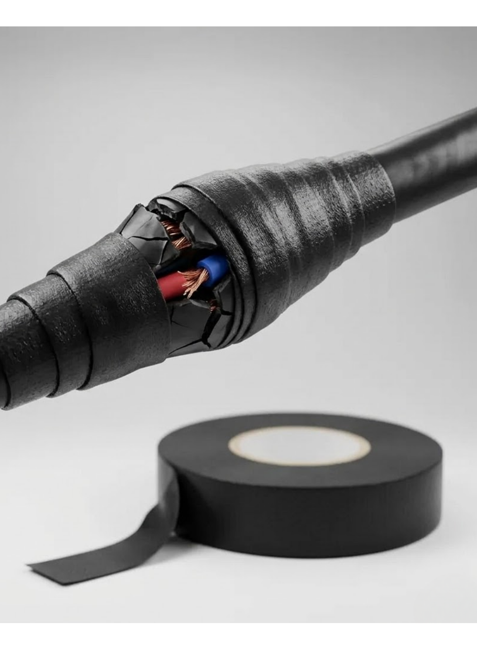 Profesyonel Eriyen Bant Elektrik ve Kablo İzolasyon Tamir Bandı