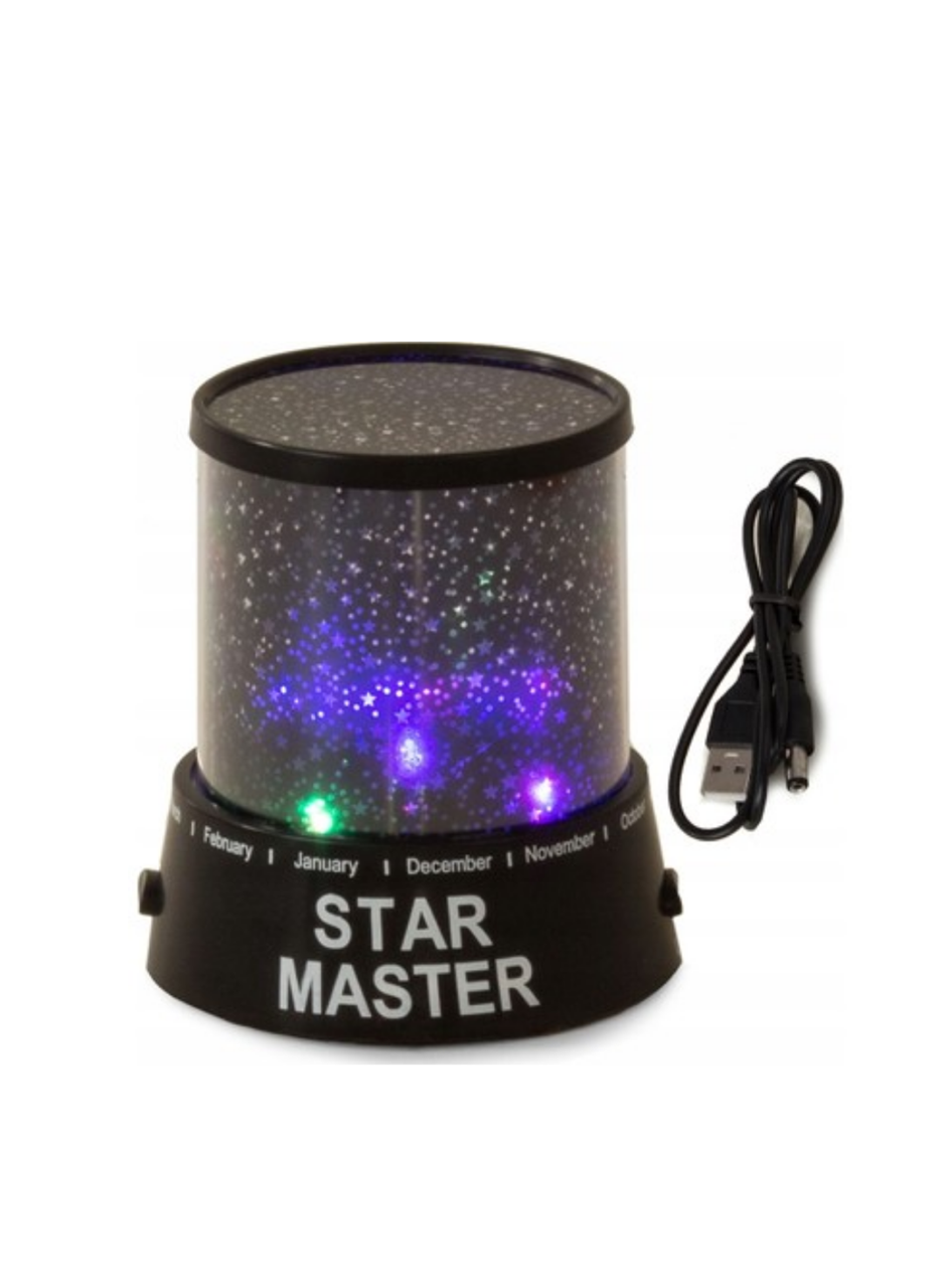 Tavana Yıldız Yansıtan Projeksiyon Gece Lambası USB Çalışan