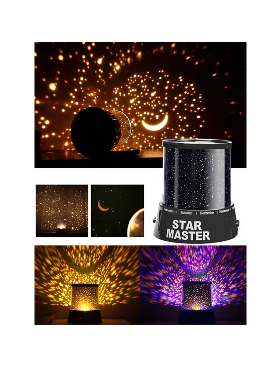 Star Projektör Gece Lambası Tavana Yıldız Yansıtan LED Işık