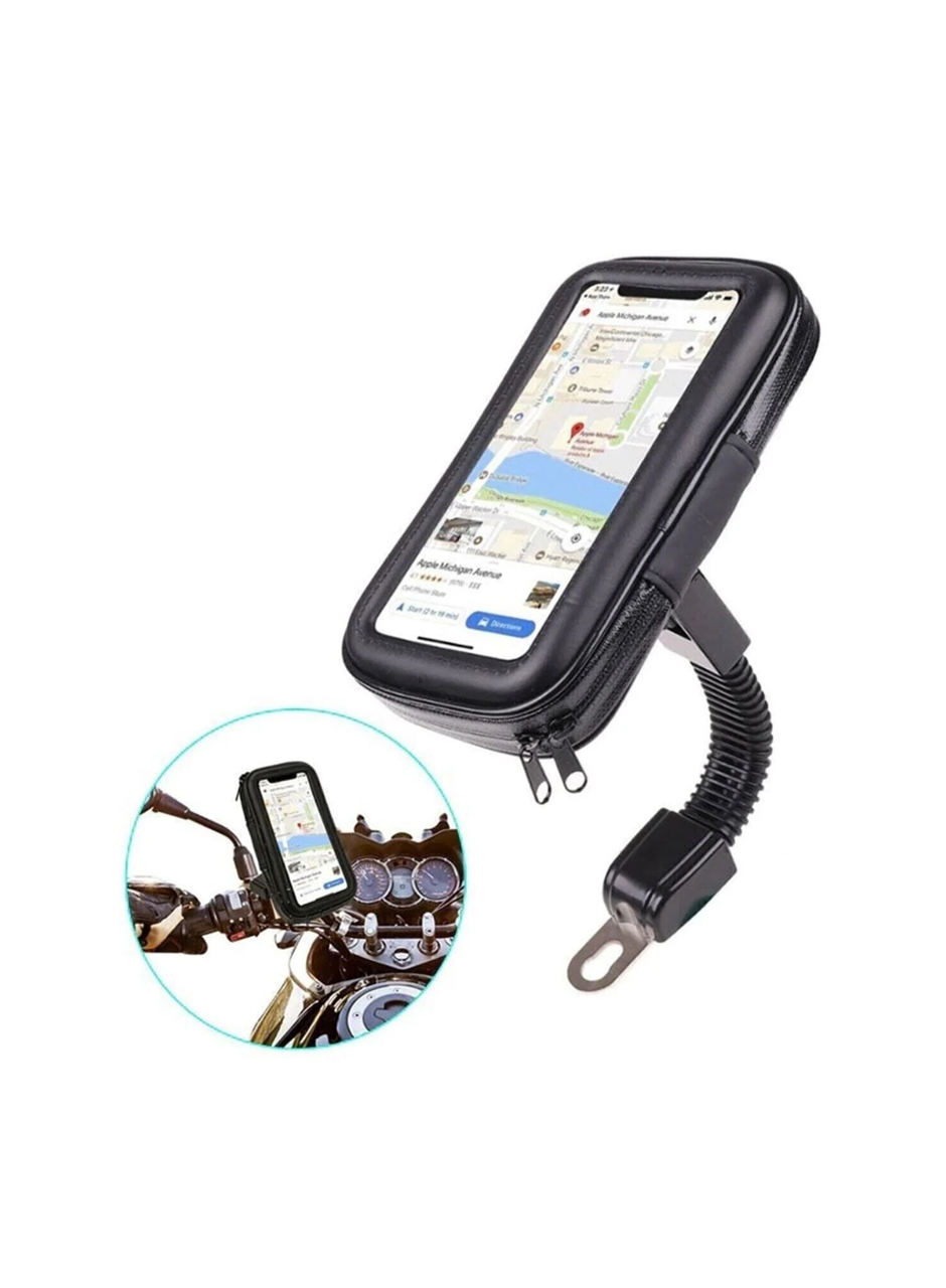 Su Geçirmez Motosiklet Scooter Telefon Standı Dokunmatik Ekranlı Bisiklet Tutucu