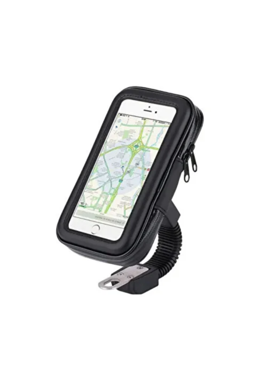 Su Geçirmez Motosiklet Bisiklet Telefon Tutucu 360 Derece Döner Gidon Telefon Standı
