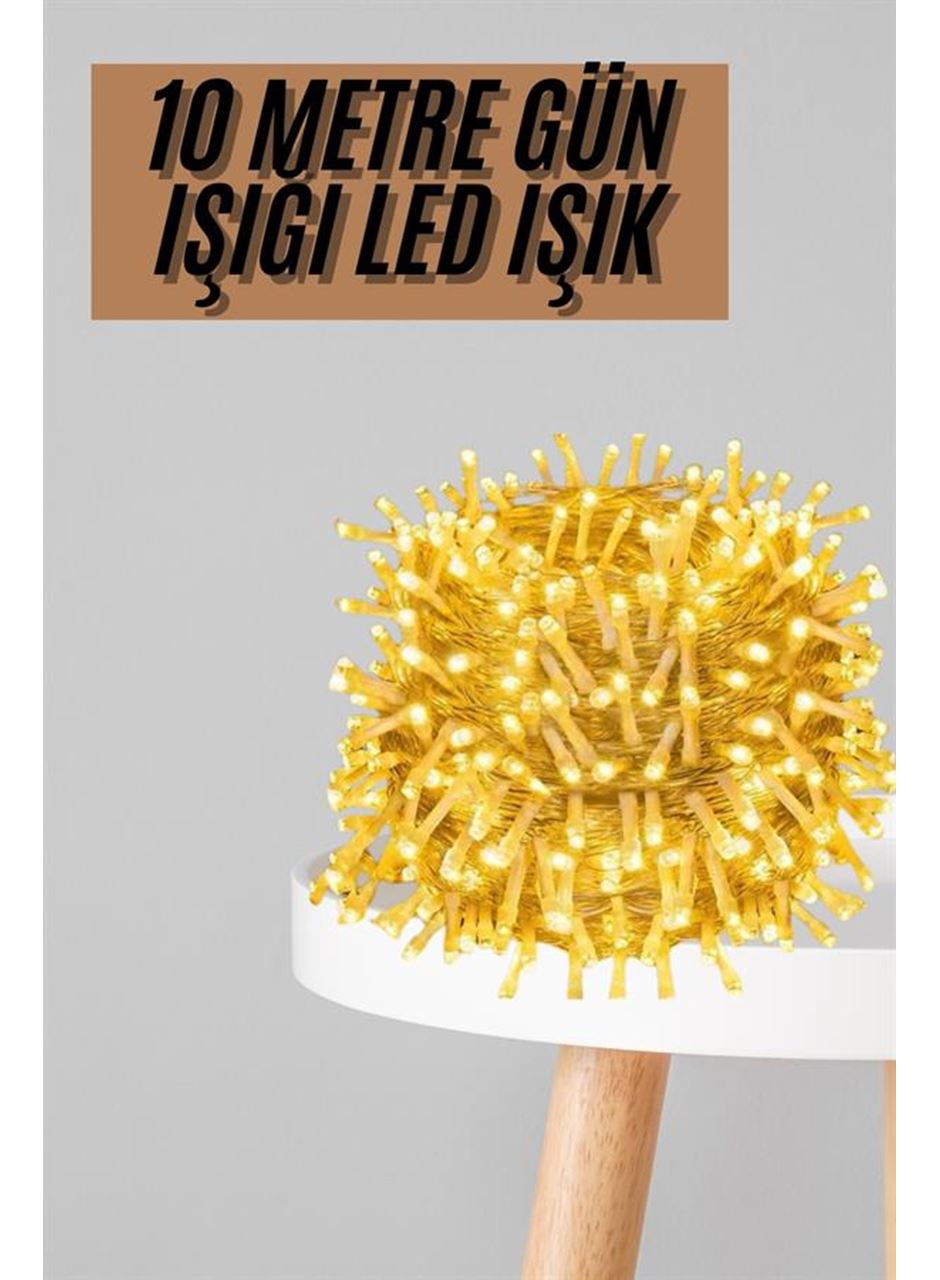 Fişli 10 Metre Günışığı Led Işık 3 Aydınlatma Modlu Dekoratif Ortam Aydınlatması