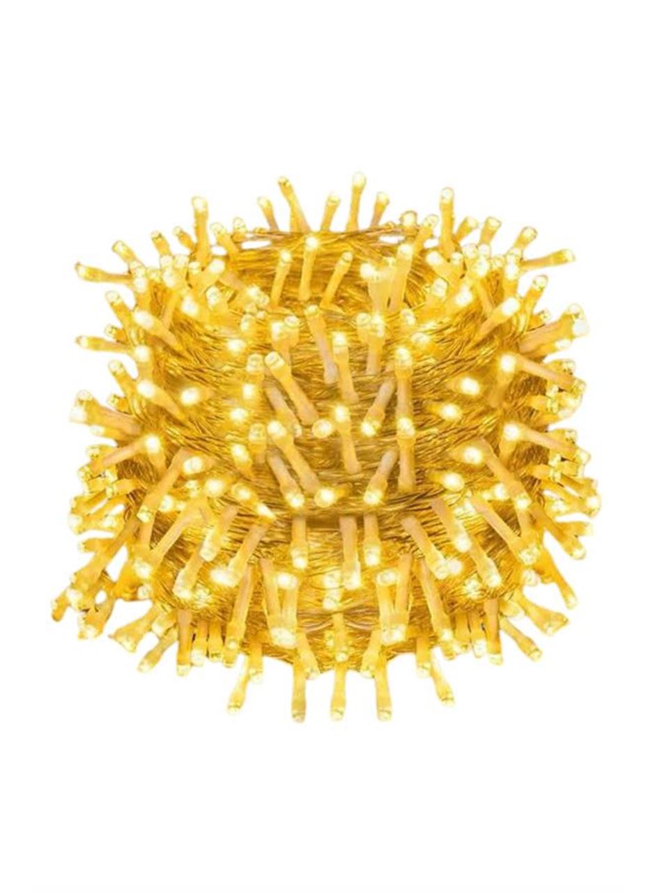 10 Metre Günışığı Led Işık Fişli Dekoratif Sarı Ton Aydınlatma 3 Modlu Led Şerit