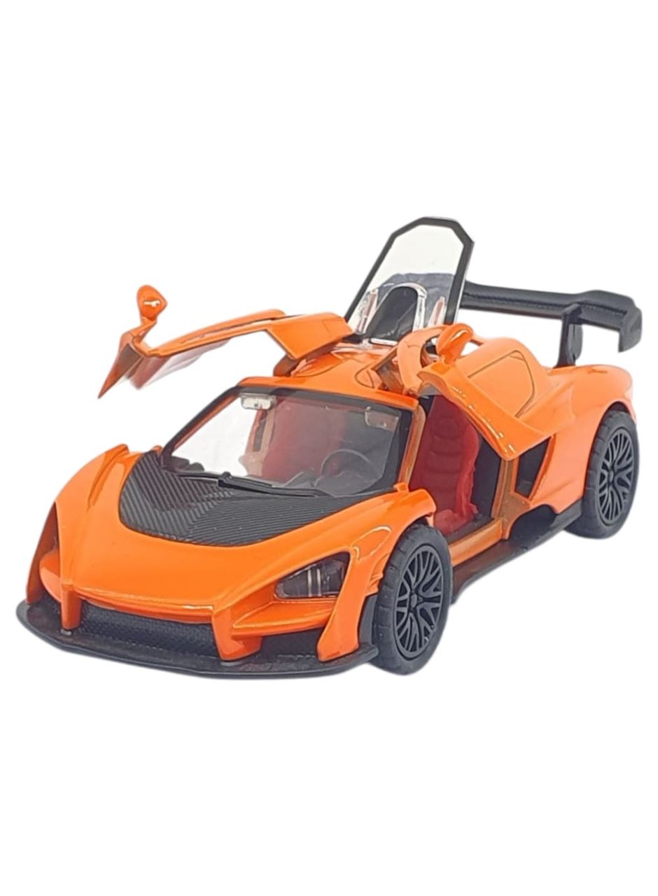 Çek Bırak Metal Arabalar 12 cm - 36121C - Turuncu