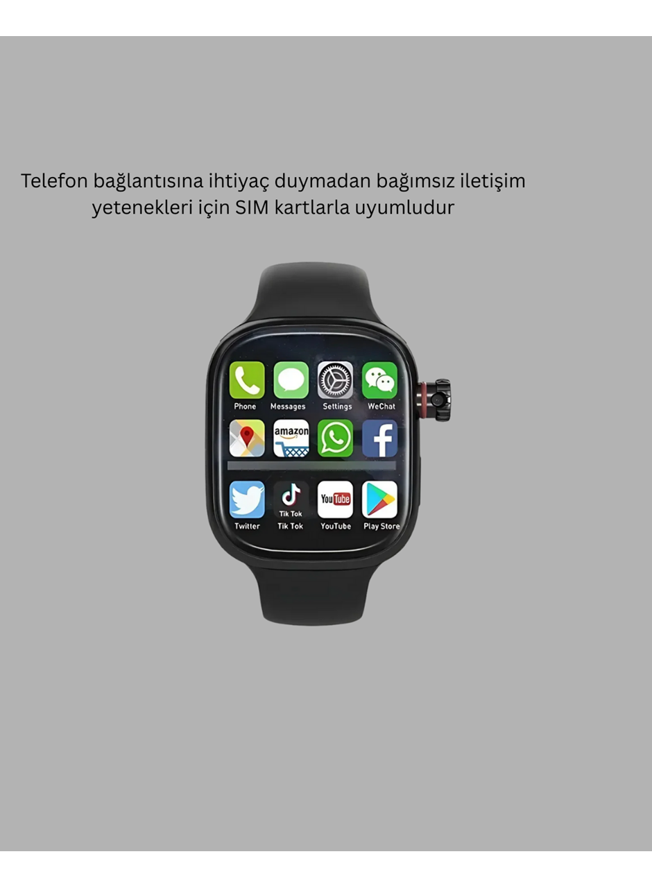 SIM Kartlı GPS Destekli Akıllı Saat Sesli Görüşmeli