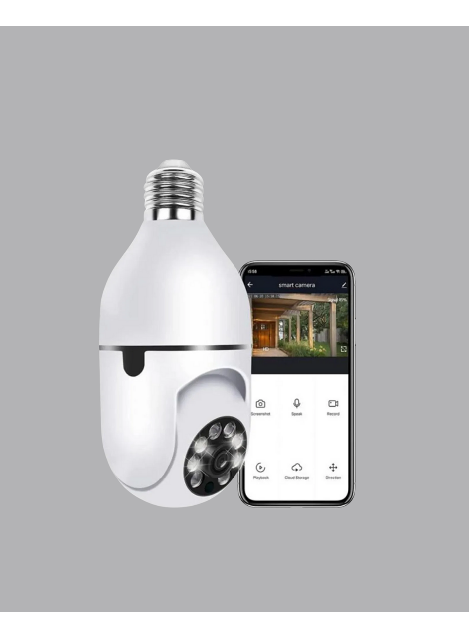 Akıllı Duy Kamera Gece Görüşlü ve Hareket Algılama Sensörlü