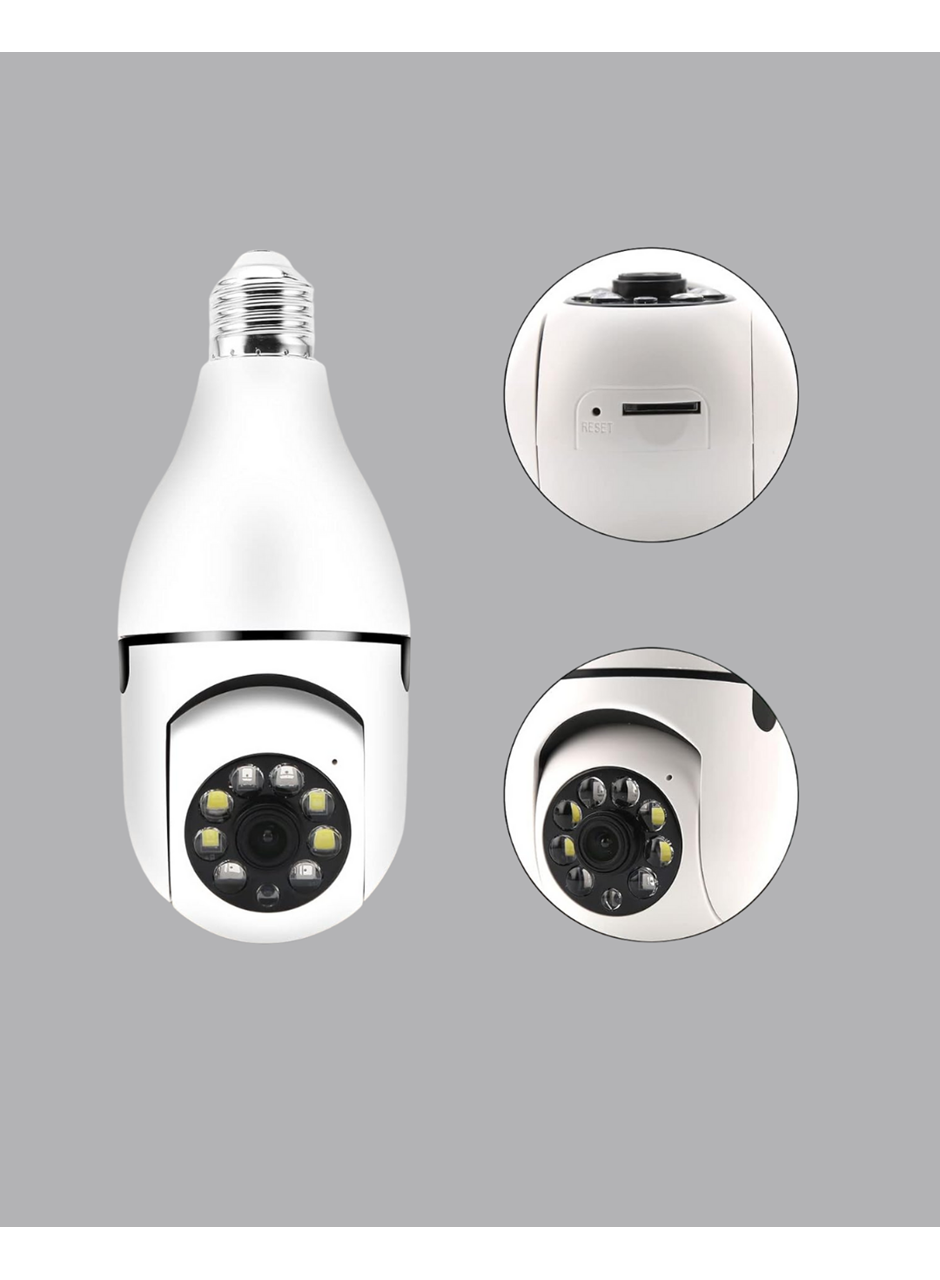 Akıllı Duy Kamera 360 Derece Dönebilir ve PTZ Teknolojili