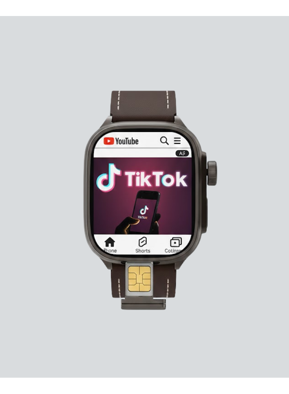 AMOLED Ekranlı Akıllı Saat WhatsApp TikTok YouTube