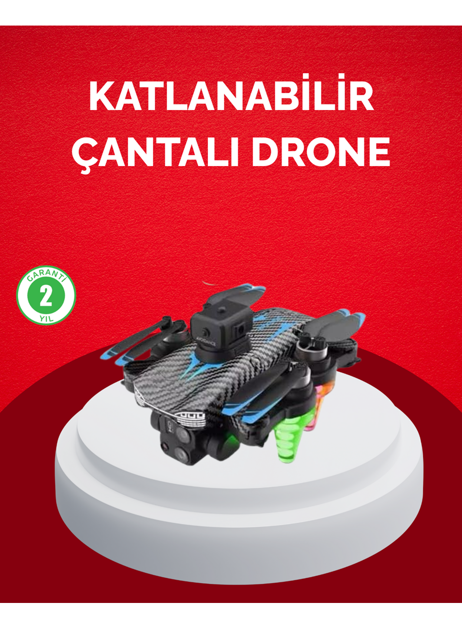 Katlanabilir Drone 1080P Kamera 0-100m Uçuş Mesafeli