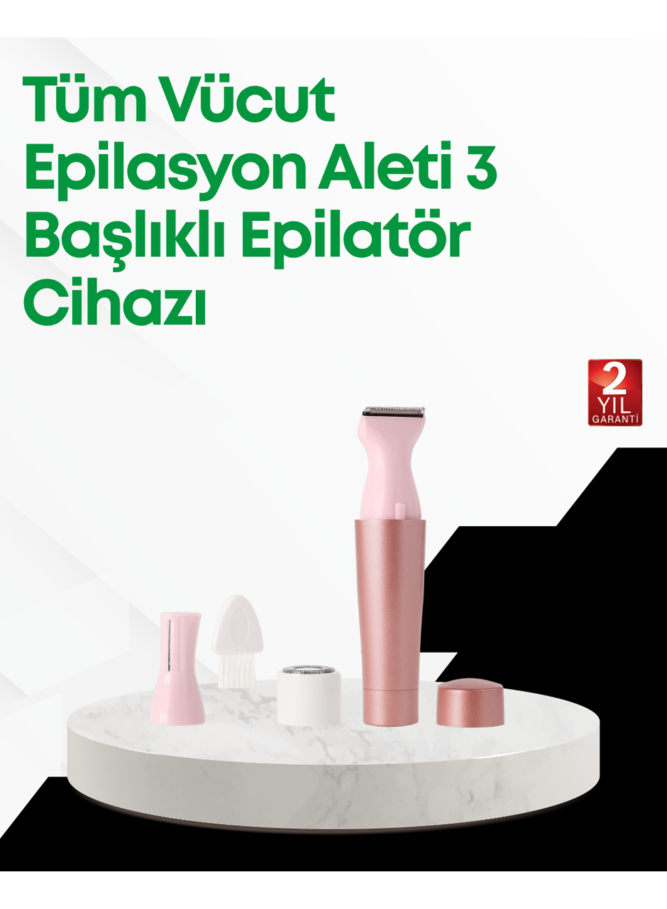 Yüz ve Beden İçin Portatif Tüy Alma Cihazı