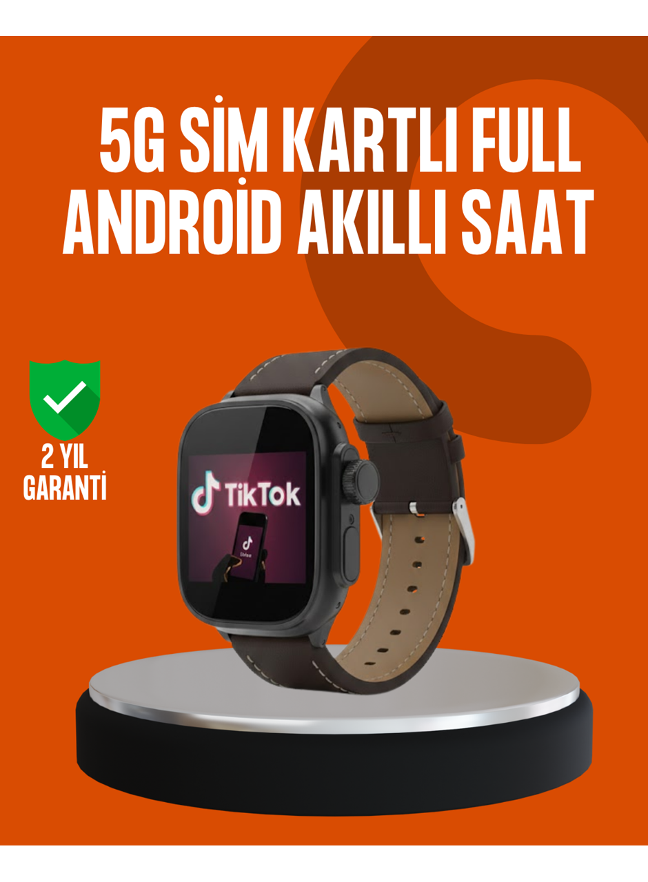 SIM Kartlı Akıllı Saat AMOLED Ekran Android Sistem