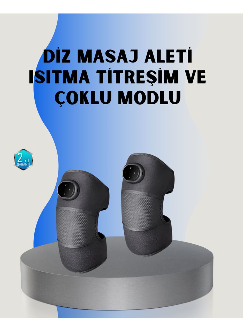 3 Seviyeli Titreşimli Isıtmalı Diz Bakım Masaj Cihazı