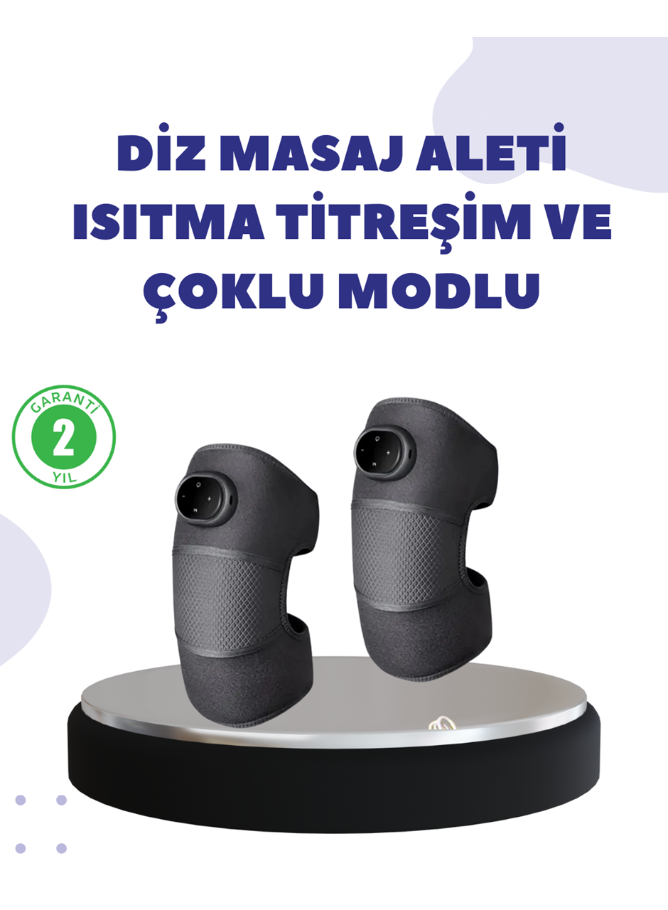 Diz ve Dirsek İçin Isıtmalı Masaj Dizlik Aparatı