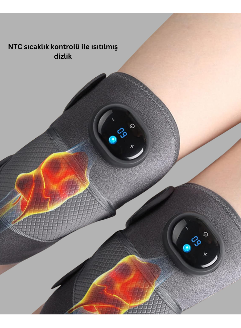 Diz ve Dirsek İçin Isıtmalı Masaj Dizlik Aparatı