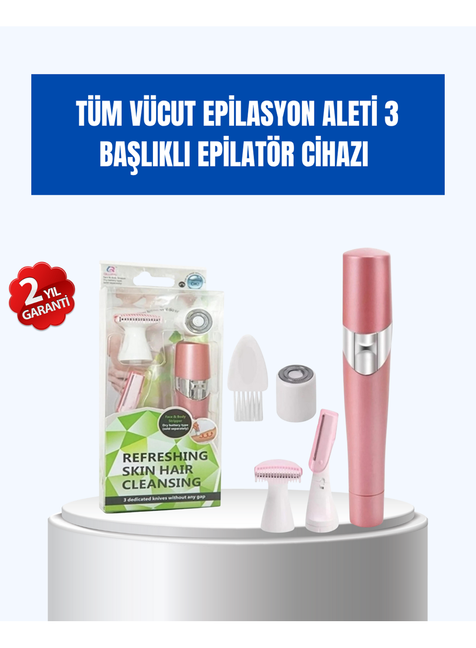 Pürüzsüz Cilt İçin Çok Fonksiyonlu Epilasyon Aleti