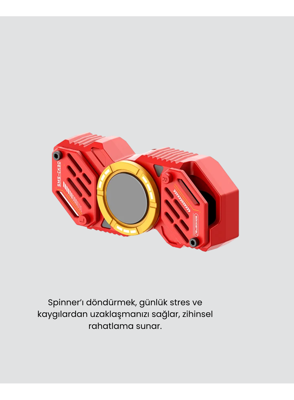 Bluetooth Müzikli Spinner – Stres Azaltıcı, Işıklı ve Dayanıklı Tasarım