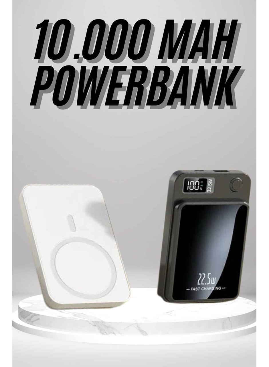 Magsafe Hızlı Şarj 10.000 Mah Wireless Şarj Powerbank Android ve İOS Uyumlu