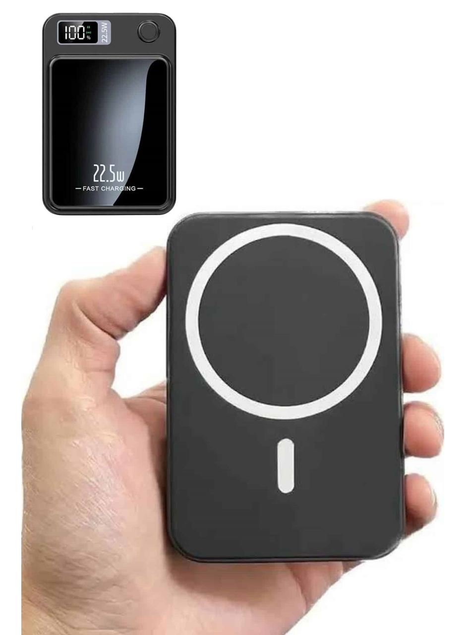 Magsafe Hızlı Şarj 10.000 Mah Wireless Şarj Powerbank Android ve İOS Uyumlu