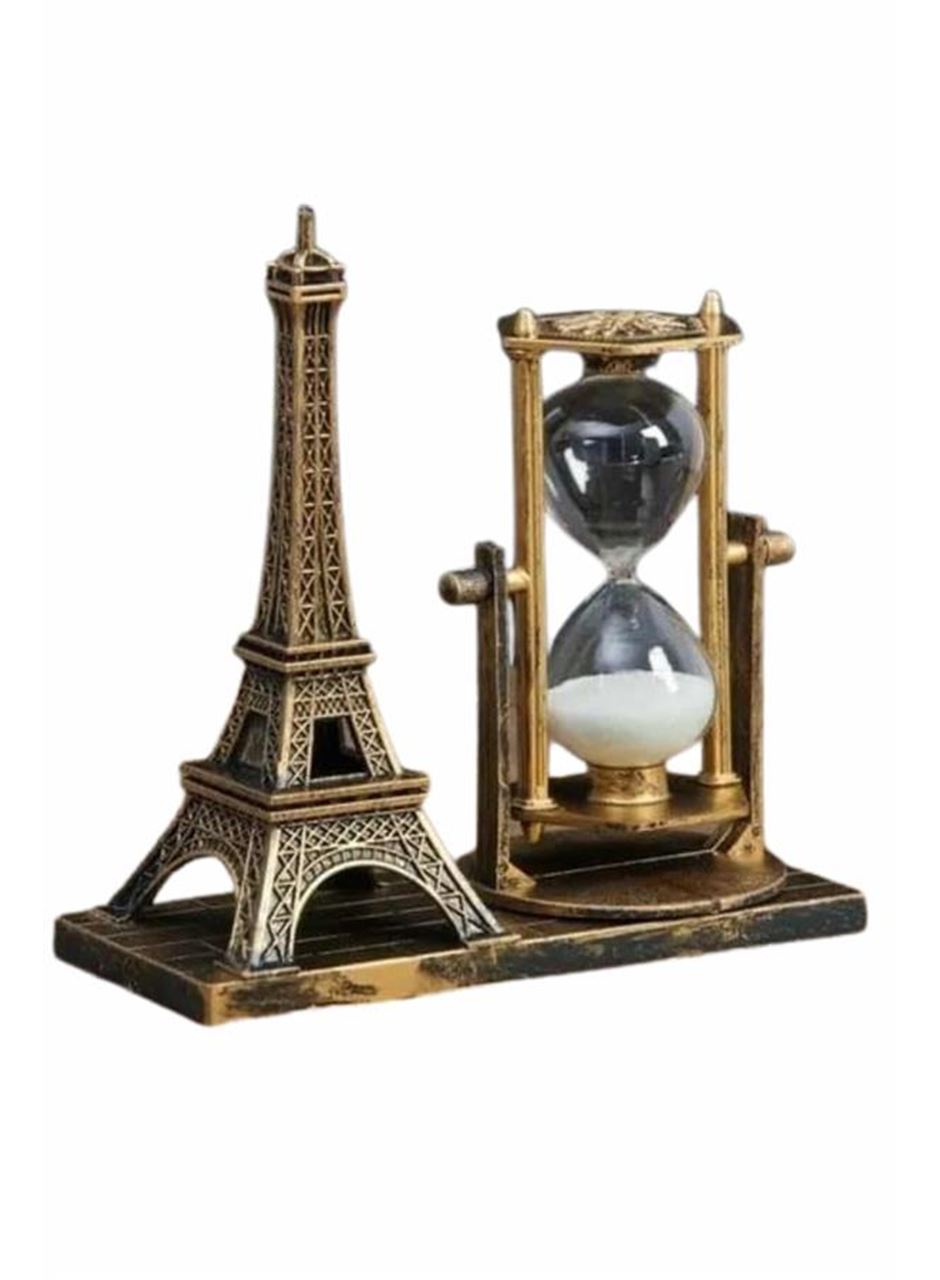 Masa Biblosu Dekoratif Süs Kum Saati Eyfel Kulesi Hediyelik Kum Saati