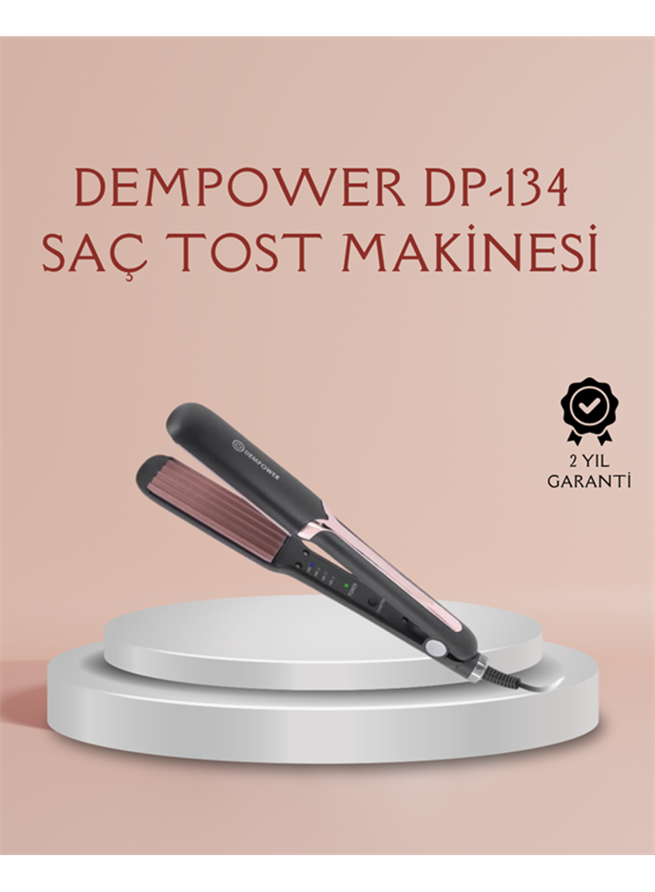 DP-134 Tost Saç Şekillendirici – Hızlı Isınan, Kalıcı ve Belirgin Dalgalar İçin İdeal