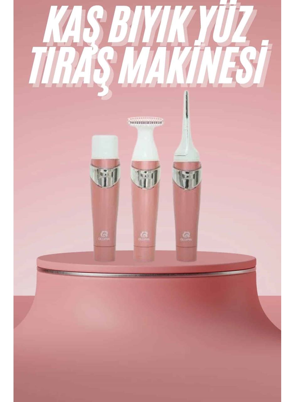 3 Başlıklı Kıl Tüy Temizleyici Epilasyon Aleti Tüm Cilt Tiplerine Uygun