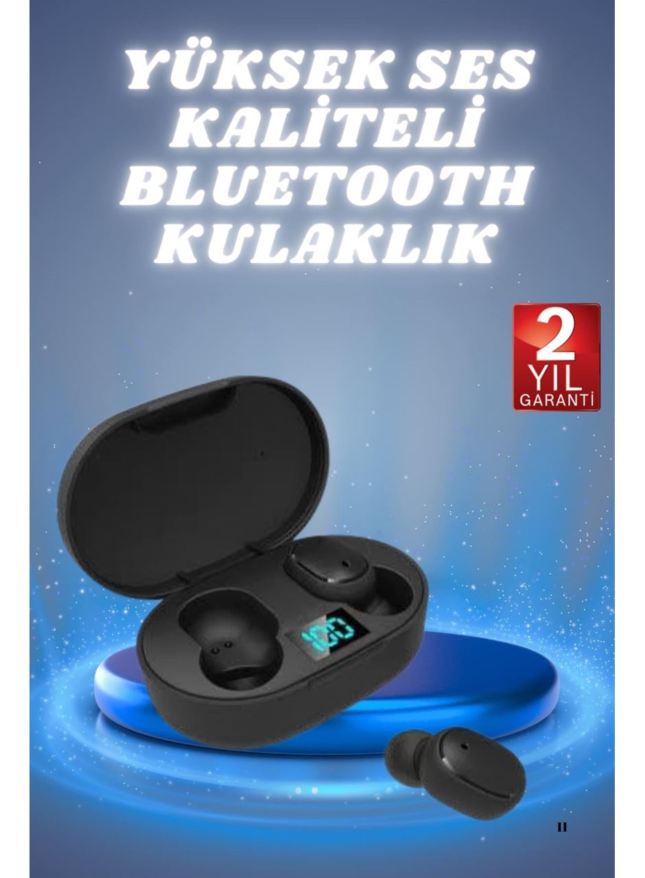 Bluetooth Kulaklık TWS Yüksek Ses Kaliteli Kesintisiz Dijital Göstergeli Kulaklık