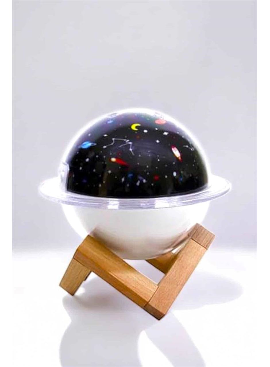 Hava Nemlendirici Masa ve Gece Lambası USB Projeksiyon Aromaterapi