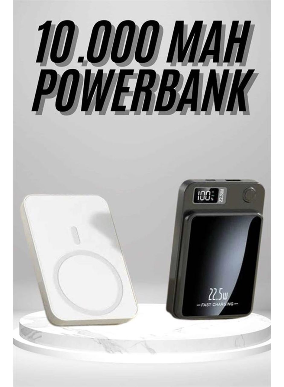 Magsafe Hızlı Şarj 10.000 Mah Wireless Şarj Powerbank Android ve İOS Uyumlu
