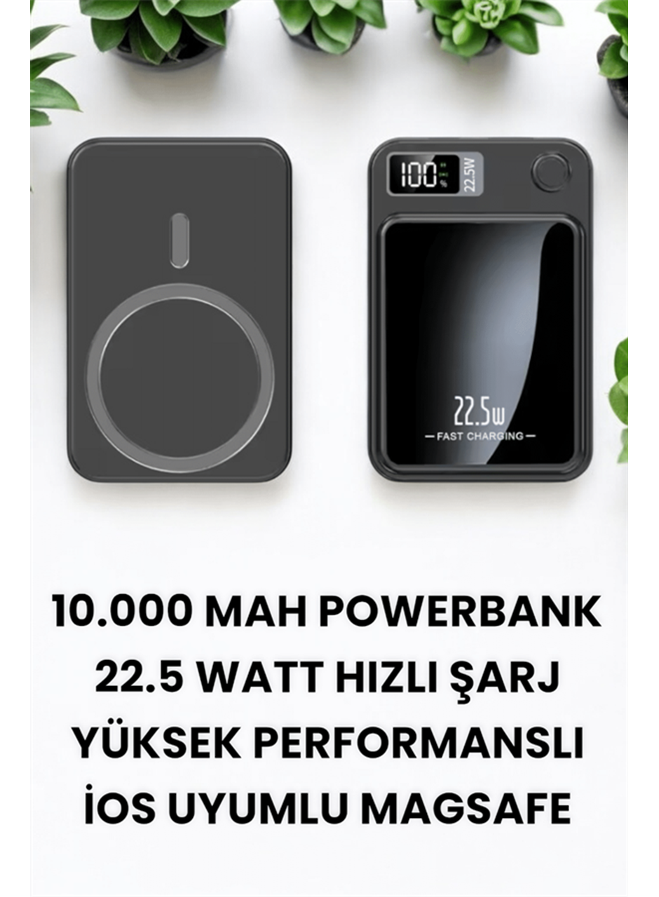 Pratik ve Taşınabilir 10.000 mAh Wireless Powerbank Hızlı Şarj Avantajı