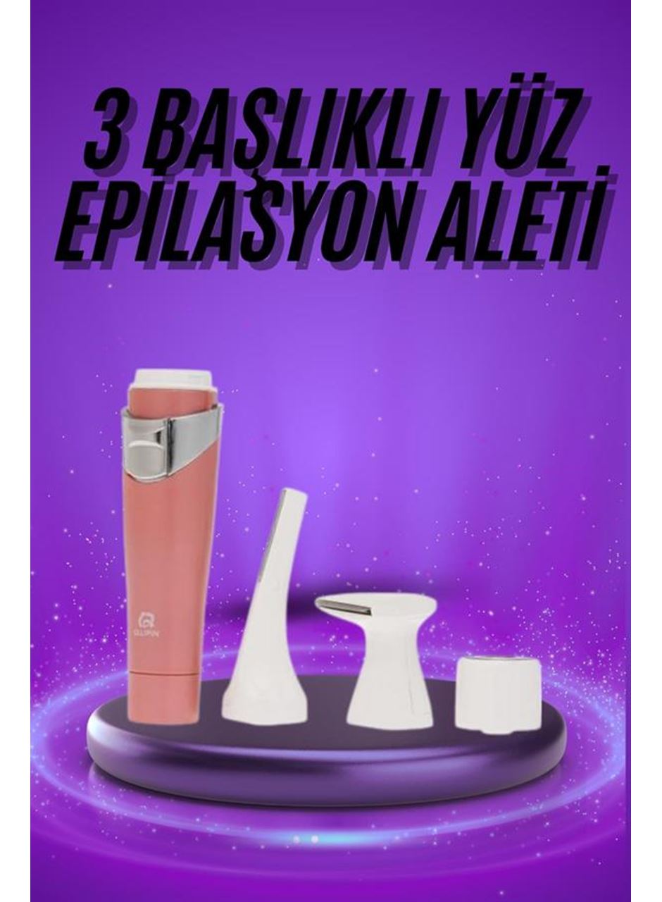 Tüm Cilt Tipleri Için 3 Başlıklı Yüz Çene Kıl Tüy Alma Tüm Cilt Tiplerine Uygun