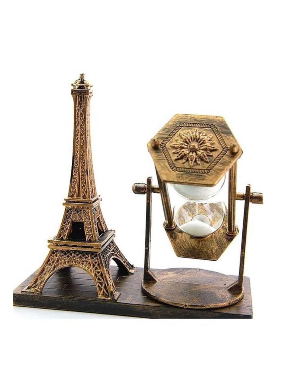 Masa Biblosu Dekoratif Süs Kum Saati Eyfel Kulesi Hediyelik Kum Saati