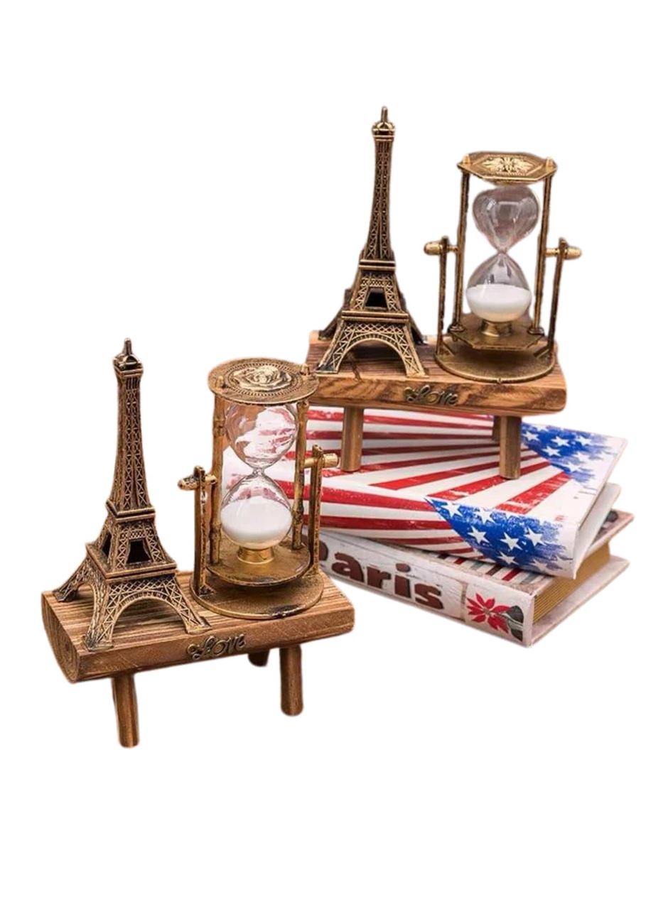 Masa Biblosu Dekoratif Süs Kum Saati Eyfel Kulesi Hediyelik Kum Saati