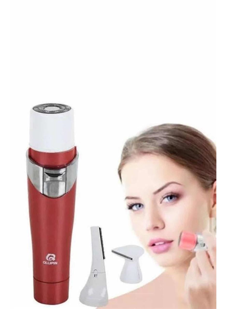 3 Başlıklı Yüz Kaş Epilasyon Aleti Değiştirilebilir Başlık Hassas Ciltlere Uygun