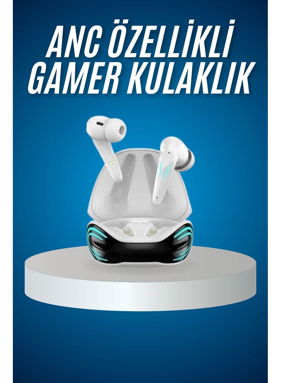 Oyuncu Kulaklığı Mikrofonlu Gürültü Engelleme Gecikme Önleyici Bluetooth Kulaklık