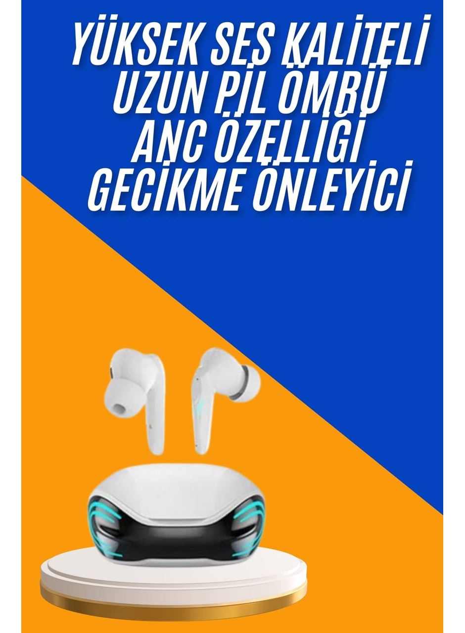Oyuncu Kulaklığı Mikrofonlu Gürültü Engelleme Gecikme Önleyici Bluetooth Kulaklık