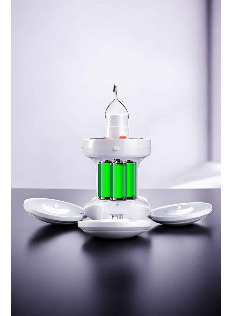 Güneş Enerjili Solar Aydınlatma Kamp Çadır Lambası Şarjlı Ampül Led Şarjlı El Feneri Işıldak