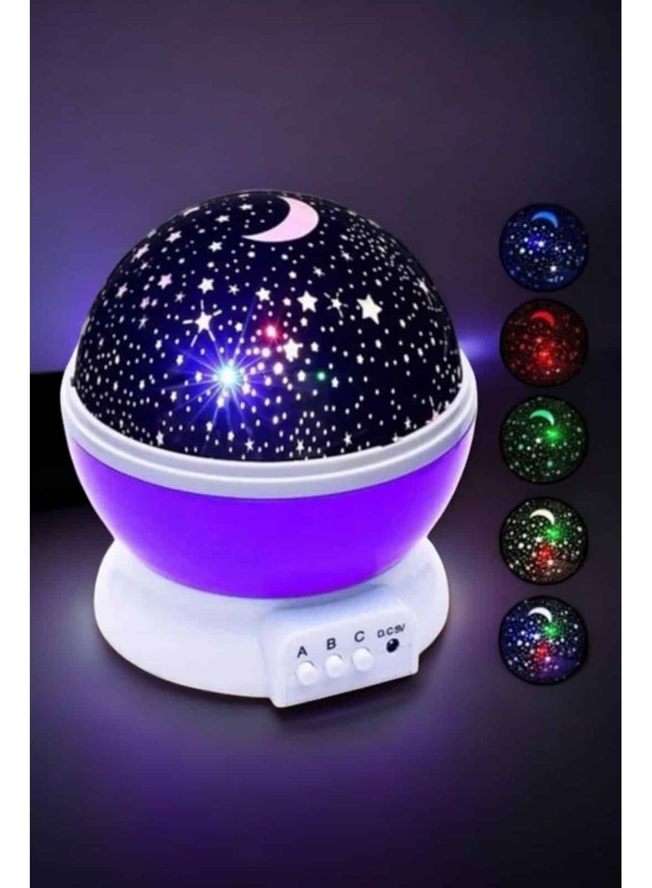 Mavi ve Mor Işıklı Projeksiyon Lambası