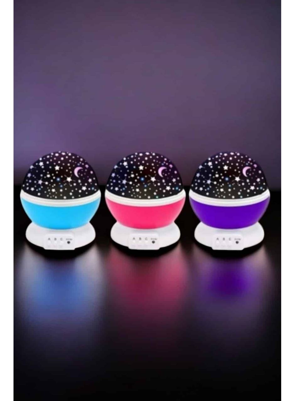 Mavi ve Mor Işıklı Projeksiyon Lambası