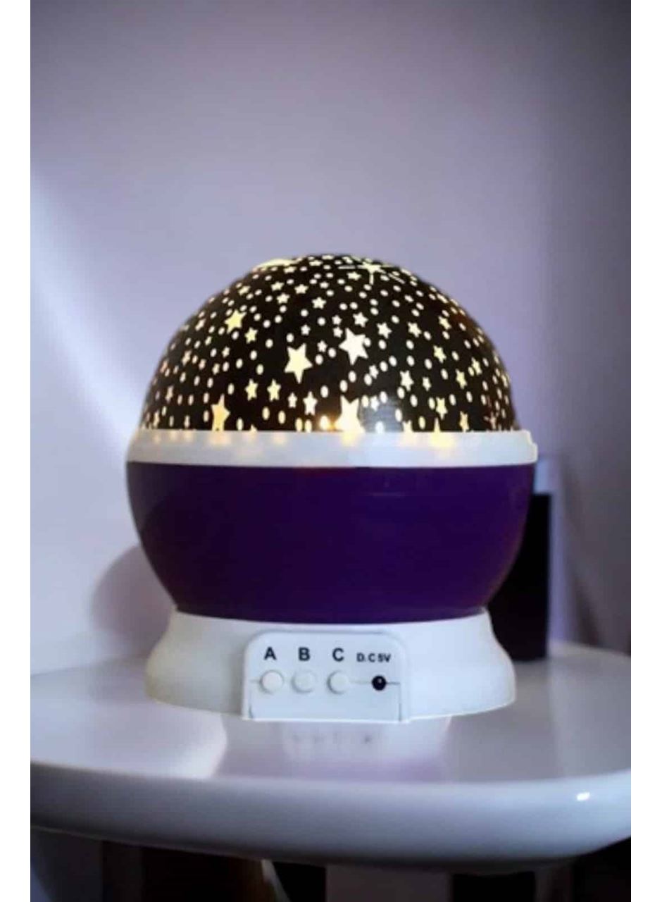 Yıldızlı Gökyüzü Projeksiyon Gece Lambası Hareketli Işık Şovu