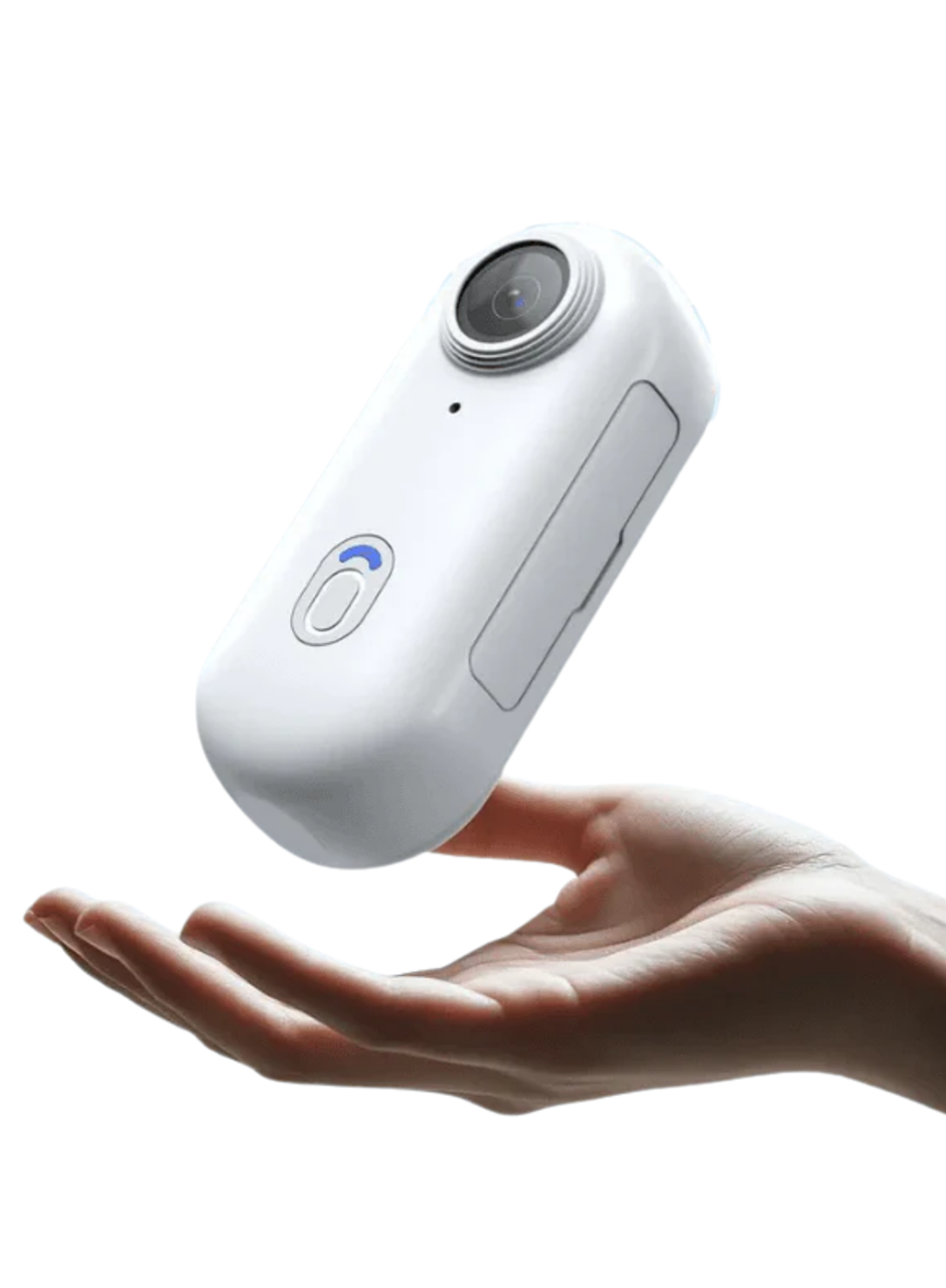 Manyetik Klipsli Mini Aksiyon Kamera 1080P WiFi Bağlantılı Geniş Açılı Lens