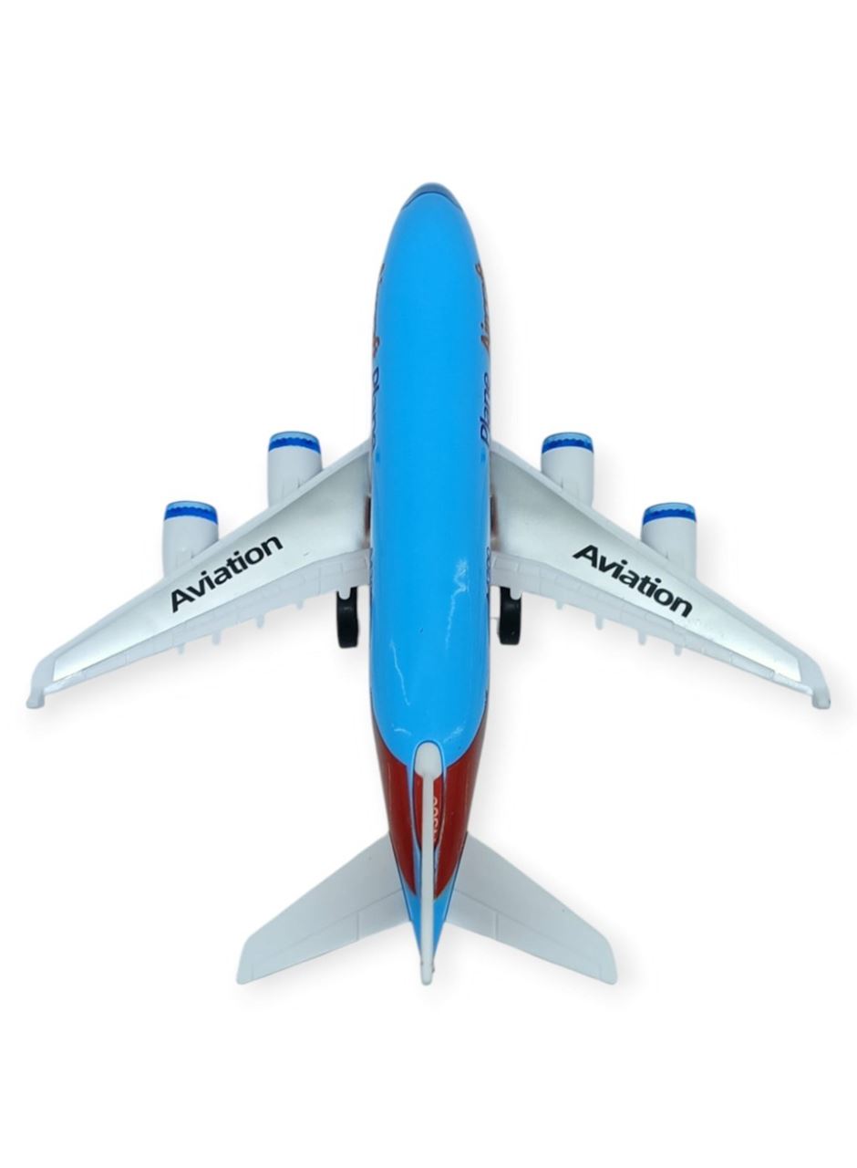 Sürtmeli Yolcu Uçağı 16 cm - Mavi