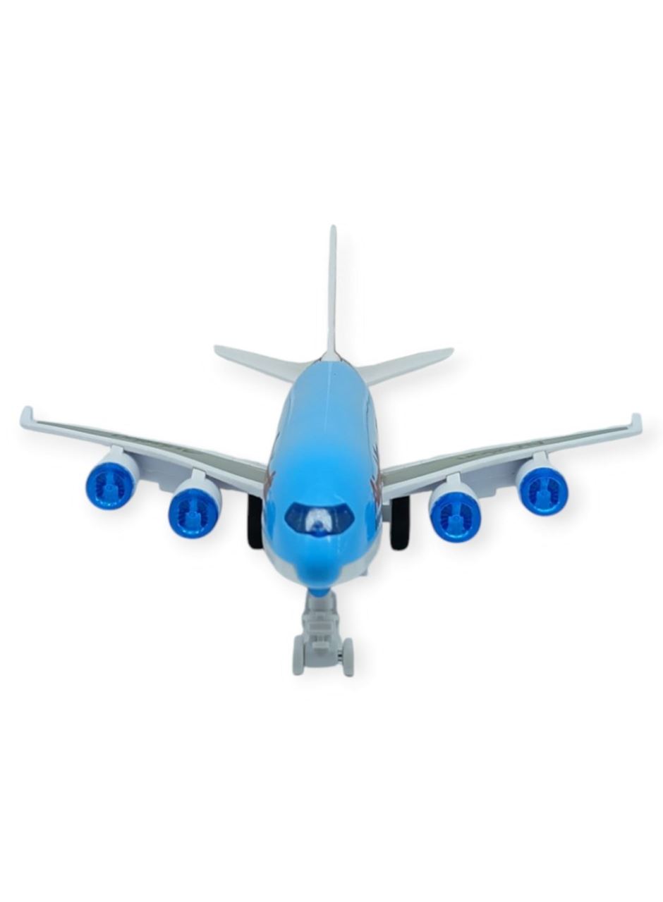 Sürtmeli Yolcu Uçağı 16 cm - Mavi