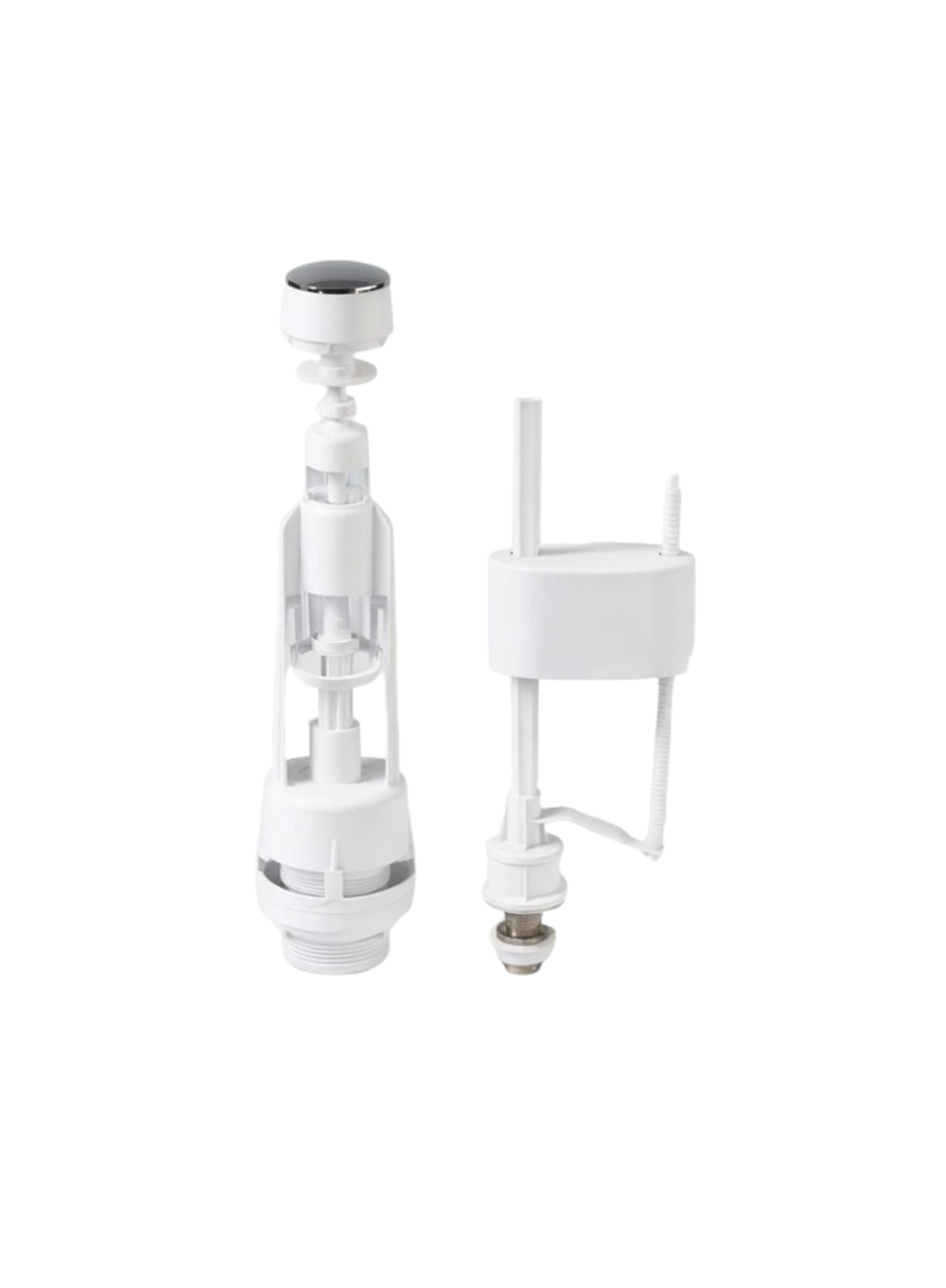 Basmalı Vitrifiye Rezervuar İç Takımı Ayarlanabilir Sessiz Dolumlu Klozet Rezervuar Mekanizması