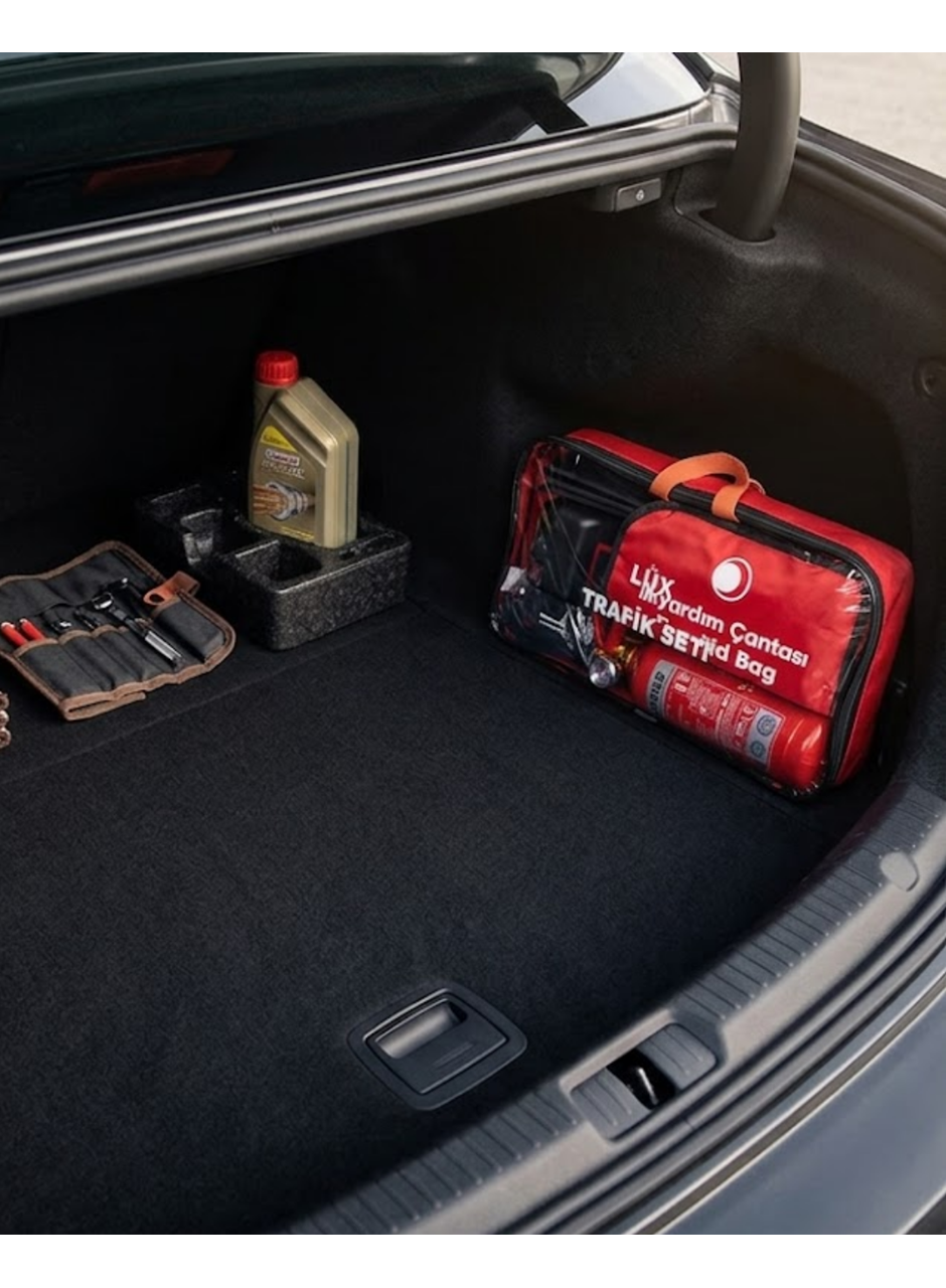 Araç İçi Güvenlik Trafik Seti Tam Donanımlı Acil Müdahale Paketi