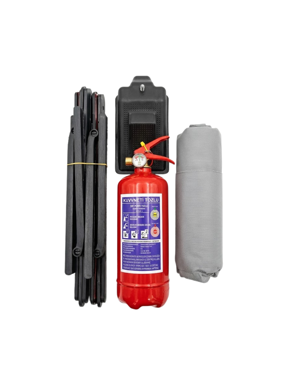 Araç İçi Güvenlik Trafik Seti Tam Donanımlı Acil Müdahale Paketi