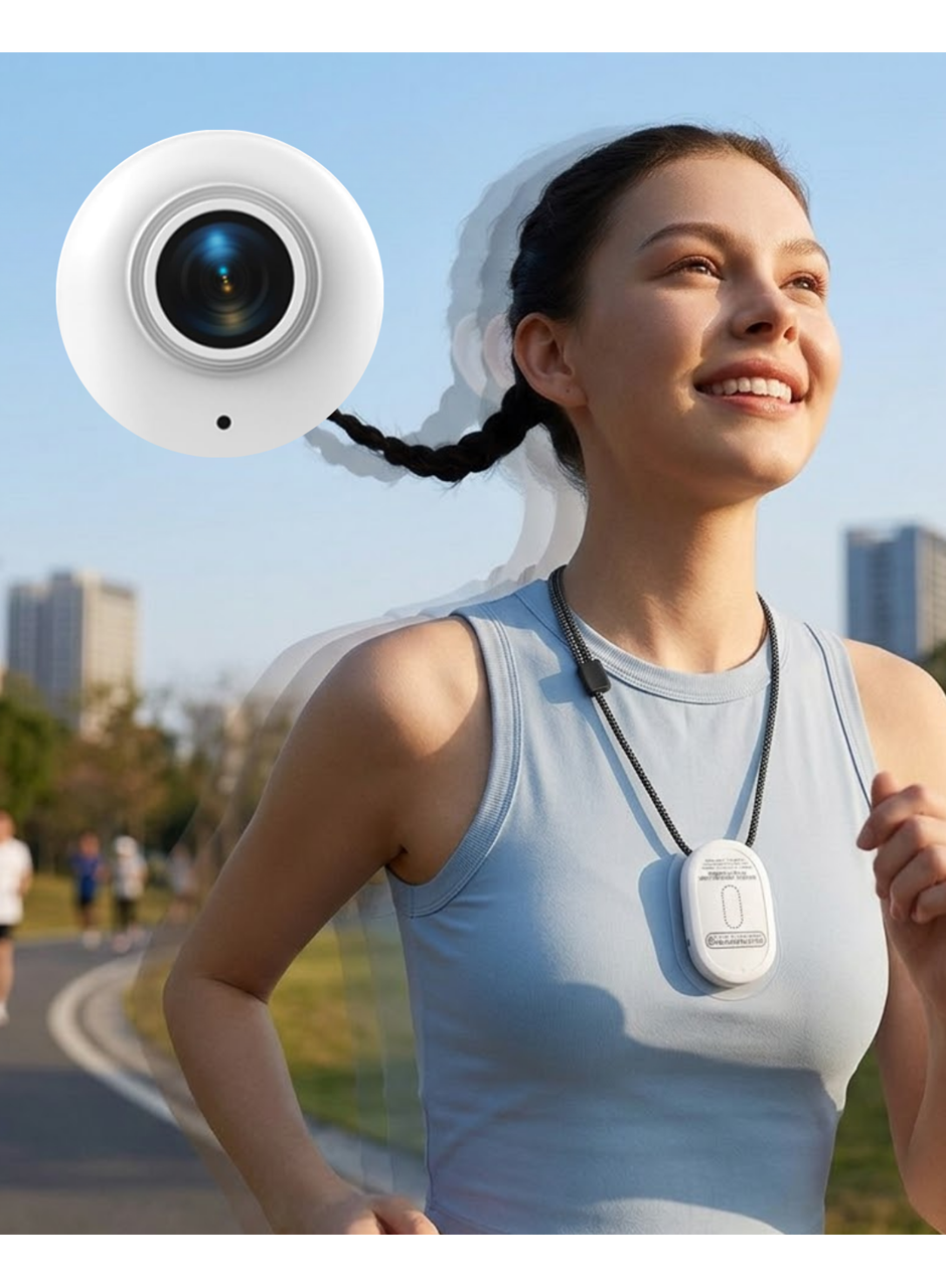 Manyetik Sabitlemeli 1080P Spor Kamera Geniş Açı Lens ve Mobil Bağlantı Özellikli