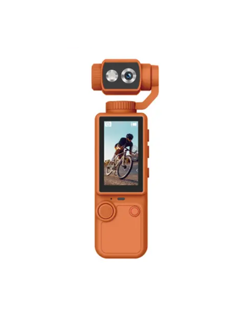 Kompakt 4K Gimbal Kamera 180 Derece Döner Başlık Stabil Video ve Vlog Uyumlu